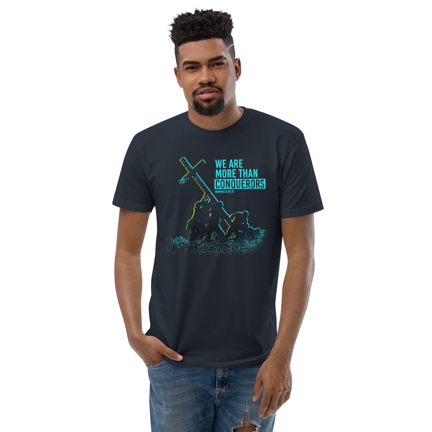 More Than Conquerors - men's premium tee