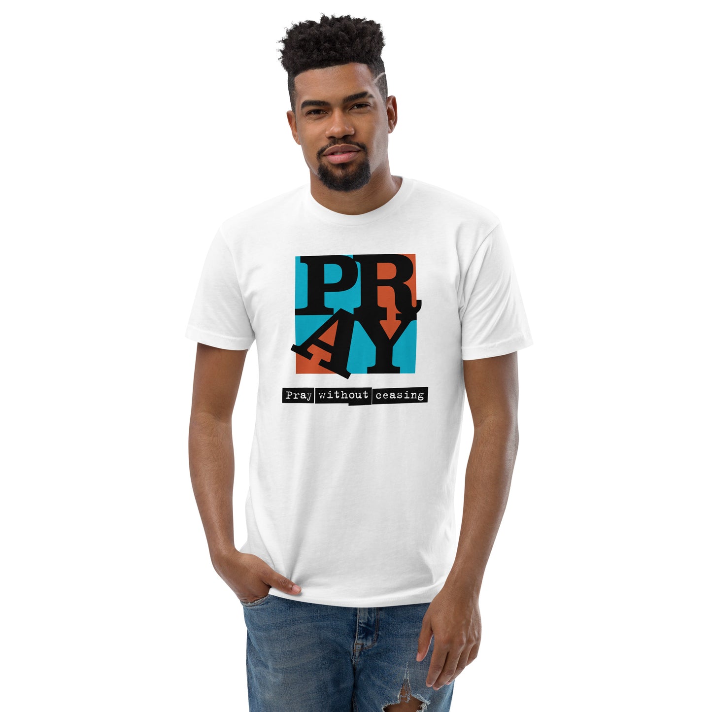 Pray Without Ceasing - men's premium tee